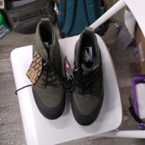 Vans Olive Green High-Top Boots